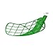 getuse Floorball Blade Inline Hockey Stick Blade, Easy Install PE Lightweight Replacement Head for 18mm Sticks- Green Right Hand