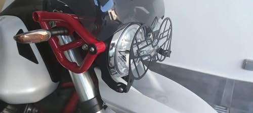 Grille phare garde double protection couverture pour Gu&zzi V85 TT