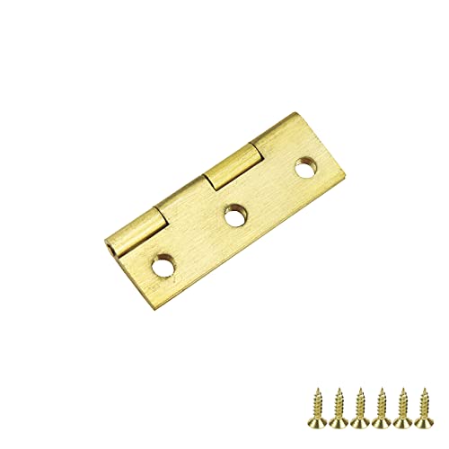 Brass Cabinet Hinges Mcredy Butt Hinges 1 1/2 Inch With Mounting Screws Kitchen Hinges For Cabinets Gold Pack Of 4 #TOP1