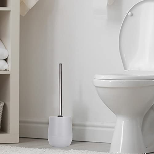 Brosse WC efficace et flexible à long manche en acier lot de 2