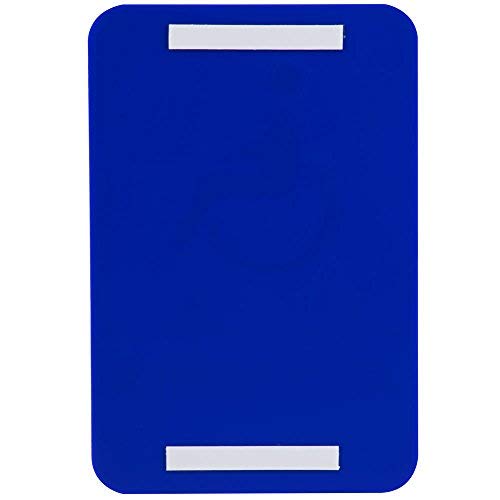 ADA Handicap Accessible Sign with Braille - Blue and White, 9 x 6-inches Handicap Accessible Sign for Door/Wall, ADA Compliant Restroom Signs/ADA Bathroom Signs by Tezzorio