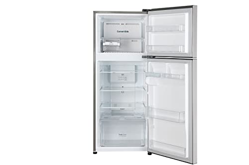 Image of LG 260 Litres 2 Star Double Door Frost Free Refrigerator (GL-S292SPZY, Shiny Steel)