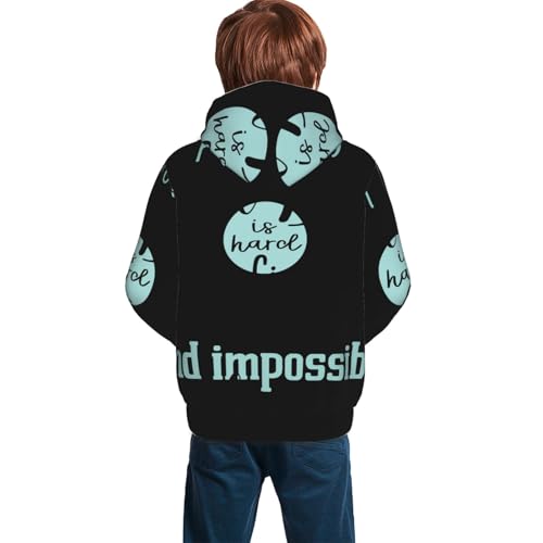 A Truly Great Boss Kid Hoodies Boys Sweatshirts Girls Pullover with Pocket4