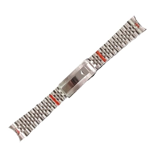 Bracelet de montre 20mm Jubilee en acier inoxydable argent et or pour Sub
