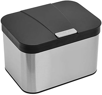 Compost Kitchen Counter Bin (1.13 Gallon/4.3 Liter) - Stainless Steel