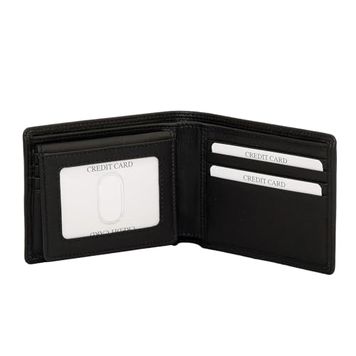 Image of BROWN BEAR Wallet for Men Leather Original, Pure Nappa Leather Wallet for Man Stylish, Certified RFID Protected Slim Purse with Eight Card Pockets