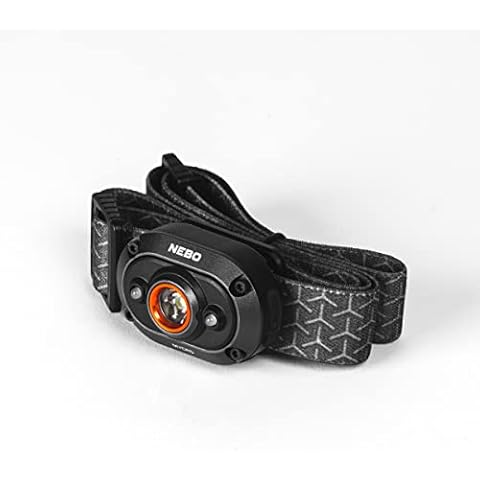 NEBO MYCRO Headlamp, Fully Rechargeable, Hands Free, Powerful 400 Lumen Torch, 6 Light Modes, Water and Impact Resistant Cover
