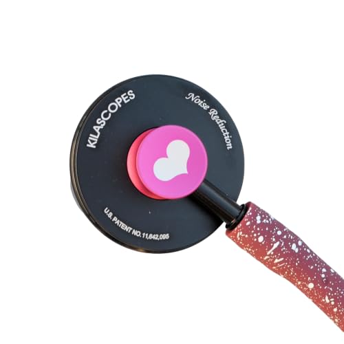 Image of Cardiology Grade Single Head Steel Stethoscope 31RedWht