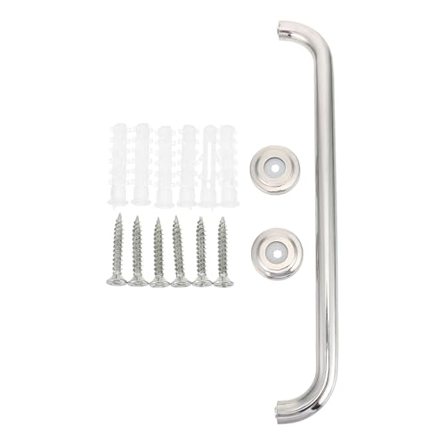 LOLIPPYY Edelstahl Haltegriff 50cm mit Zubehör Rutschfest für Senioren Badezimmer Handlauf Sicherheitsgriff Badehilfe