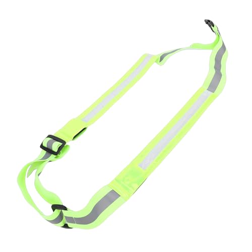 Fockety Cinturón Reflectante LED para Correr, Equipo de Seguridad de Alta Visibilidad con 5 Colores, 3 Modos y Carga USB, Chaleco Reflectante LED para Correr, Caminar y Actividades