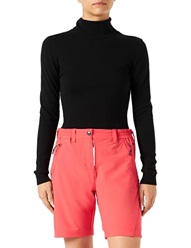 CMP, Stretch Bermuda Shorts with Button, RED KISS, D40