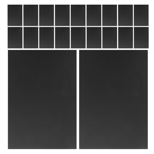 Papier cartonné noir 60 pièces anti-gondolage pour scrapbooking et loisirs créatifs