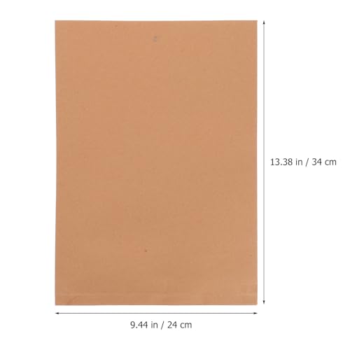 Sobres portadocumentos de papel kraft tamaño carta de gran capacidad para archivo de oficina 2