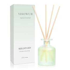 Reed Diffuser – Clean Linen 3.38oz (100ml)*1 Pack Essential Oil Reed Diffuser Set with 8 Sticks, Long Lasting Fragrance for Home, Bathroom, Bedroom, Room, Decor, Gifts