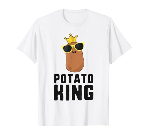 Patato King Camisa Patata Camisas Para Hombres Niños Nerd Camiseta