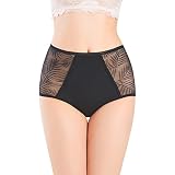 Culotte menstruelle en Coton Bio certifié GOTS | Taille Haute, Ultra Absorbante = 5 tampons, pour Flux Ultra Abondant, antifuite, Lavable et réutilisable (4XL)