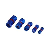 1/8 NPT - M10x1.25 Gerades Ende, Buchse-Flare Hex Port Plug Adapter Fitting-Reduzieradapter Schwarz
