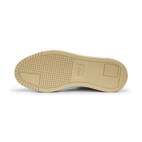 Image of PUMA Women's Cali X Hk WN's Sneaker, 1, Puma White Puma White Elektro Purple Frosted Ivory, 6.5 US