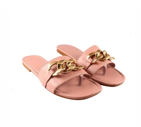 SOOPEN Women Flower Applique Slip-On Flats/Sandal Ideal Festive The Comfortable Sole Makes Sure That Occasions Fashionable Flats for all festive