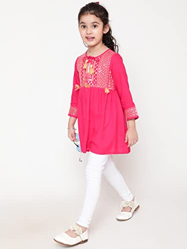 Image of NIYA Girls Party Embellished Embroidered Festive Casual TOP