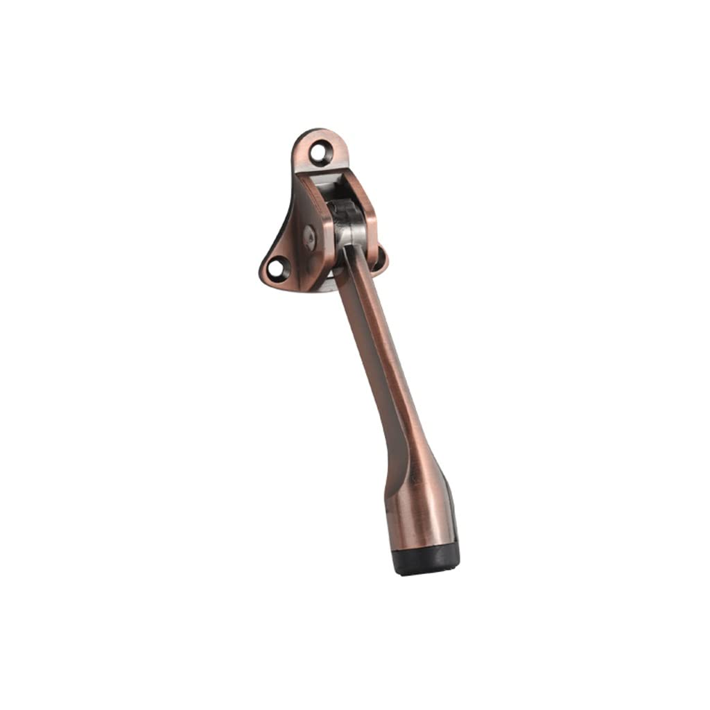 Door Stopper,Doorstops,Pedal,Wooden Locator,Anti-Collision and Stop(Bronze)