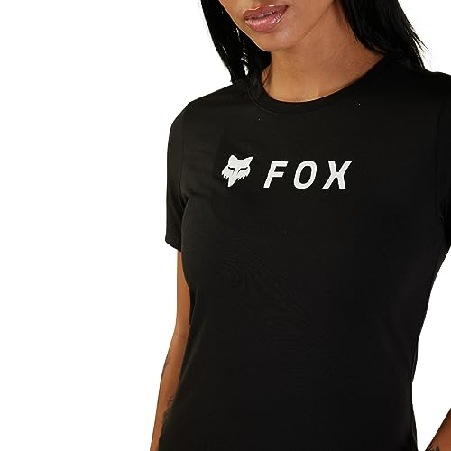 Fox Racing W Absolute Ss Tech Tee Windbreaker Damen, Schwarz, M