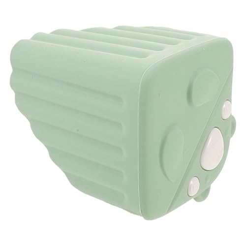 Toyvian Protector de Esquinas Autoadhesivo de Silicona para Ventanas Abatibles, Parachoques de Borde en Ángulo Recto Verde Desmontable, Protección Segura para Bebés y Ancianos Hogar