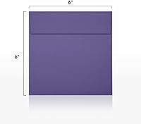 Vista 266 de LUXPaper Sobres de invitación cuadrados Despegar y prensar 8 x 8 pulgadas Natural Texto de 70 libras 50