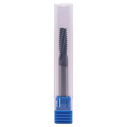 Image of 1 /2-13 UN Solid Carbide Thread Mill - AlCrN Coated, 4 Helical Flute | Thread end Mill, .370 inch Cutting Diameter, 13 Pitch Length of Cut(1.00), 3 /8 inch Shank Diameter, 3-1 /2 inch Overall Length