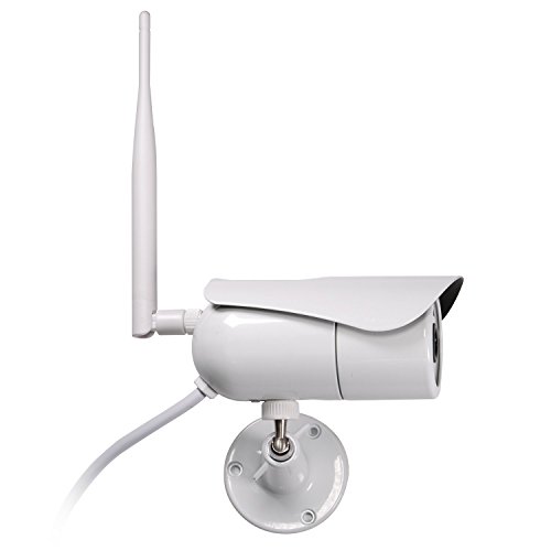 PHYLINK Bullet 1080PWaterproof Outdoor Security IP Camera,True Day Night Vision,Wireless WiFi, PoE,Motion Detection Triggered Email Alert,DVR Micro SD Card Internet Access,PLC-335PW 6mm Lens