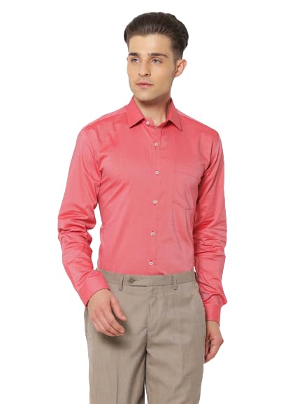smockers Men Slim Fit Solid Cut Away Collar Formal Shirt | Formal Shirt | Office Wear Shirt (38)