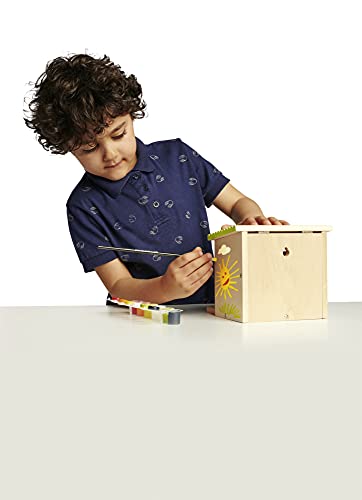 Eichhorn - Outdoor Futterhaus - Eichhörnchen Futterhaus zum Zusammenbauen und Bemalen, inkl. Pinsel und Farbe, aus Lindenholz, für Kinder ab 6 Jahren geeignet 100004586 – Bild 4