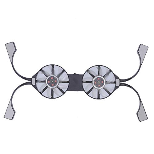 Base de refrigeración para laptop con doble ventilador y diseño plegable miniatura 7
