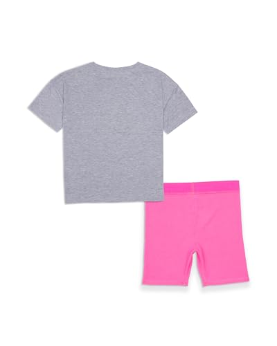 Calvin Klein girls Short Sleeve Shirt With Thermal Shorts 2 Piece3