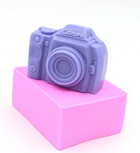 Miniatura 6 de Molde de fondant para cámara de silicona para pastel de chocolate, molde de caramelo, herramientas de pastelería para hornear, mini molde de jabón