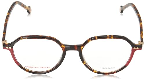 Carolina Herrera Vista Her 0212 O63 50/18/145 Unisex Sunglasses, O63/18 Havana Red, 50, O63/18 Havana Red, O63/18 Havana Red2