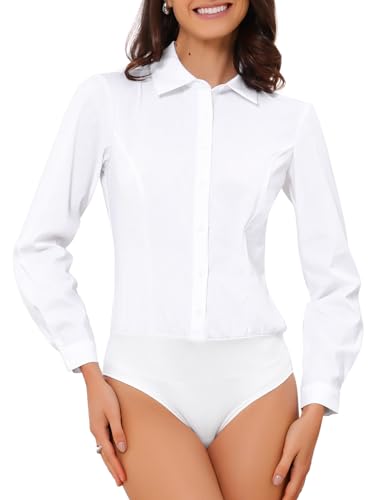 Blusa de manga larga formal estilo casual negocios para mujer
