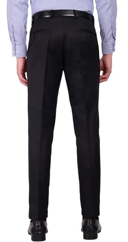Image of Jack and Jini Formal Pant for Men. Regular Fit, Lightweight, Flat Front, Premium Cotton Polyester Blend Fabric. Office, Party and Casual Wear. Non Stretchable.