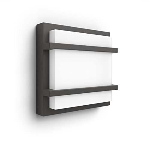Petronia 4000K lanterne murale anthracite éclairage extérieur façade LED