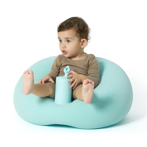 Image of Baby Inflatable Seat for Toddlers 3-36 Months | Air Pump Built-in, Infant Back Support | 2-in-1 Toddler Sofa & Sitting Chair | Floor Seater | (Basket Color)