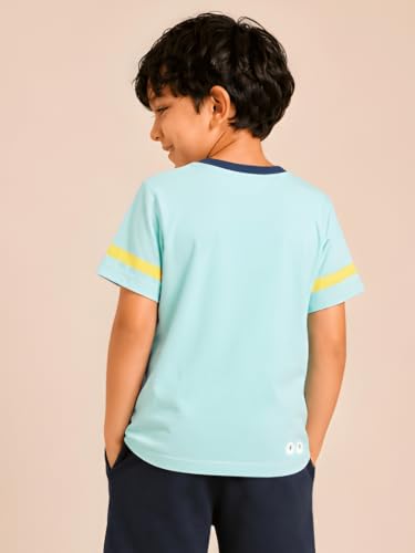 Image of Pilolo Kids Soft Cotton Lycra Pocket T-Shirt for Boy's