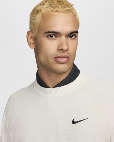 Nike Tour Men's Golf Lightweight Sweater, Light Bone/Black, XL3