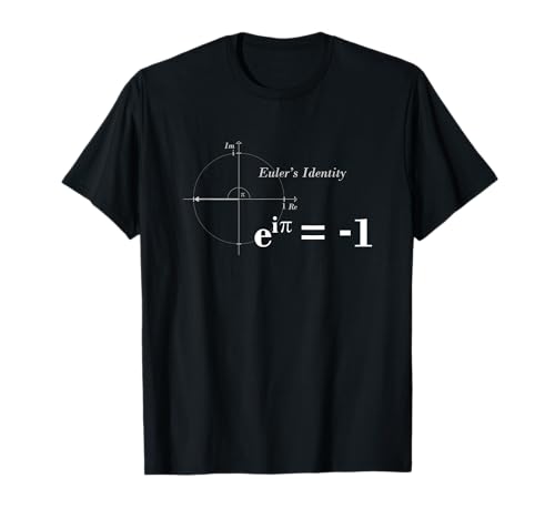 Euler's Identity Euler's Identity Funny Math PhD T-Shirt