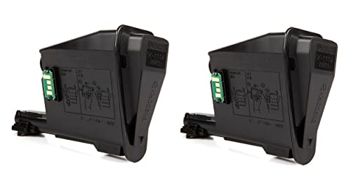 Dubaria TK-1114, TK 1114 Toner Cartridge Compatible for Kyocera TK-1114 Toner Cartridge for Use in FS-1020MFP, FS-1025MFP, FS-1040, FS-1060DN, FS-1120MFP, FS-1125MFP Printers (2 Pcs)