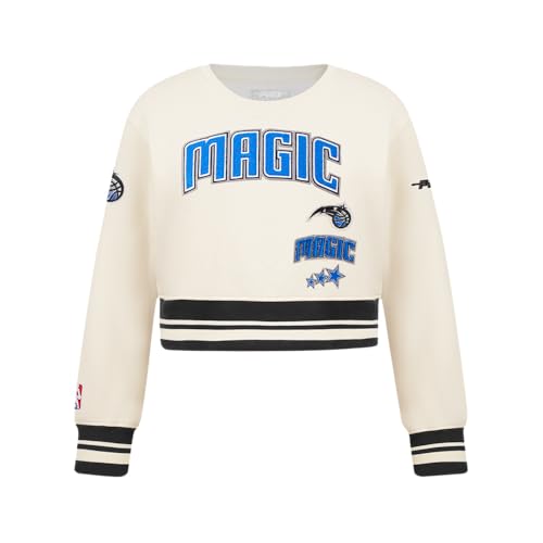 Image of Pro Standard Big Girls NBA Retro Classics Fleece Crewneck Sweatshirt