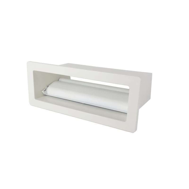 FLUIDRA Skimmers pour piscines de la Marque Modèle Ensemble Complet Skimmer 6º UNIK ABS Blanc Corps + Housse + Garniture en Polyester avec Inserts