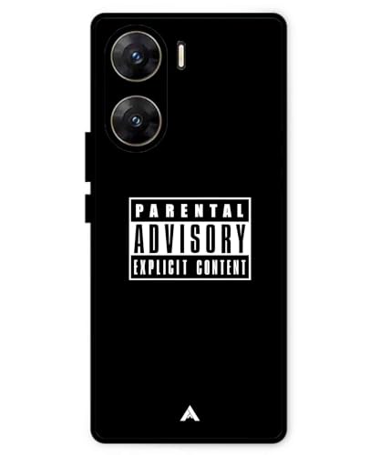 Image of Premium Explicit Case for Vivo v29 Soft-Touch Metal TPU Back Cover, Shockproof, Designer, Aesthetic Mobile Phone Case (Glossy Finish)