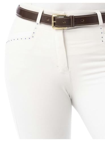 Pantalon Safir EQUITHEME extensible avec grip pour cavalière