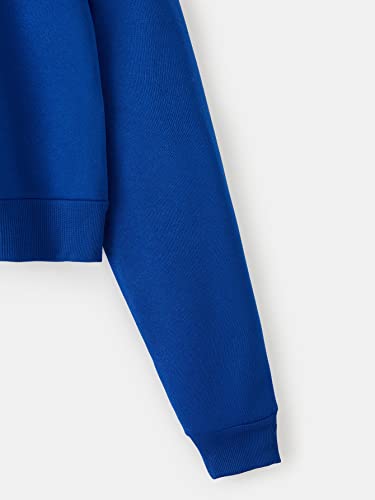 Sweat-shirt à capuche thermique zippé avec cordon isolant bleu