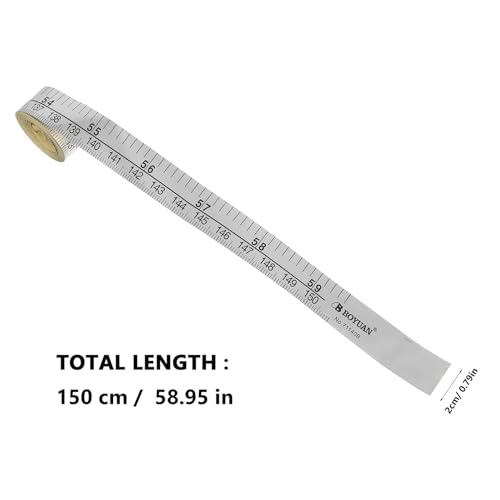 Cinta adhesiva de medición suave 1.5m para múltiples usos miniatura 2